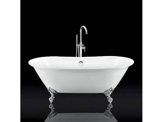 Bañera con patas SURRY HILLS  165 cm patas ÁGUILA CROMADAS