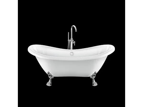 Bañera con patas DARLINGTON  175 cm patas LEÓN CROMADAS