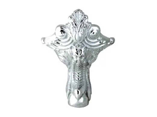 Bañera de Hierro BRADFORD negro con patas cromadas  180 cm