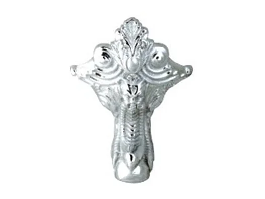 Bañera de Hierro BRADFORD negro con patas cromadas  180 cm