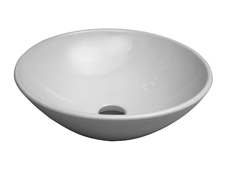 Vasque à poser ronde en céramique YUVA ∅45 cm