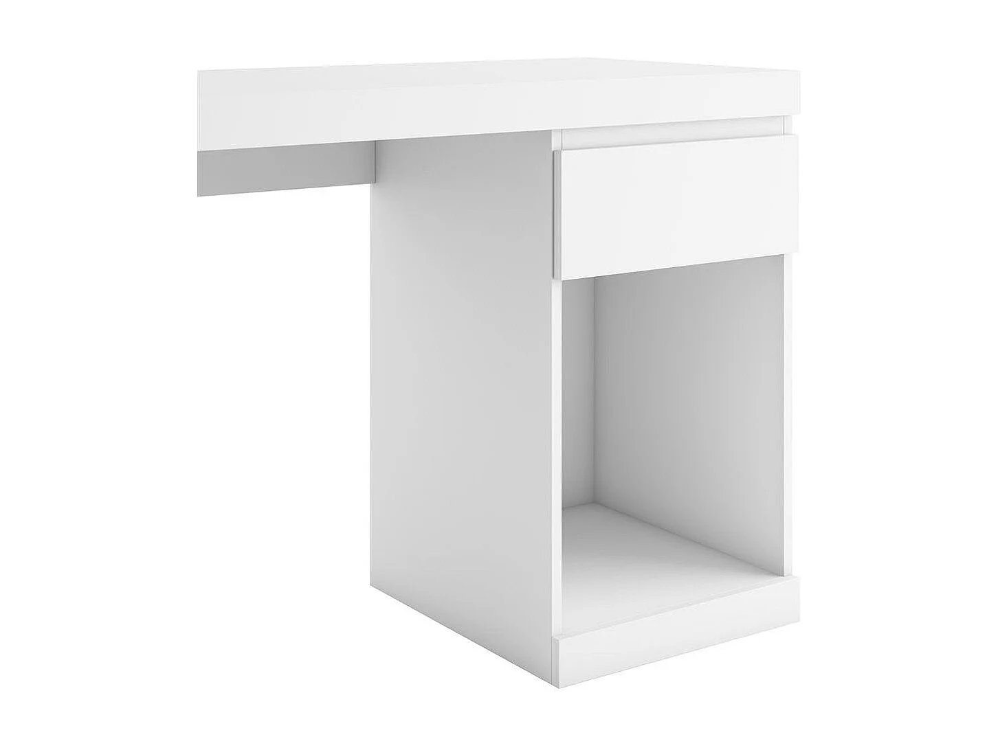 Mesa escritorio BORO  color blanco mate 120x50x75,5 cm