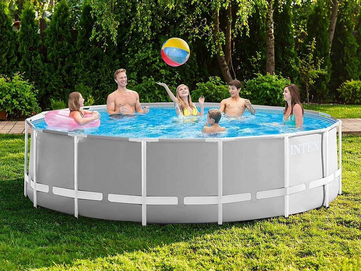 Piscine tubulaire ronde Prism Frame 4,57 x 1,22 m - Intex