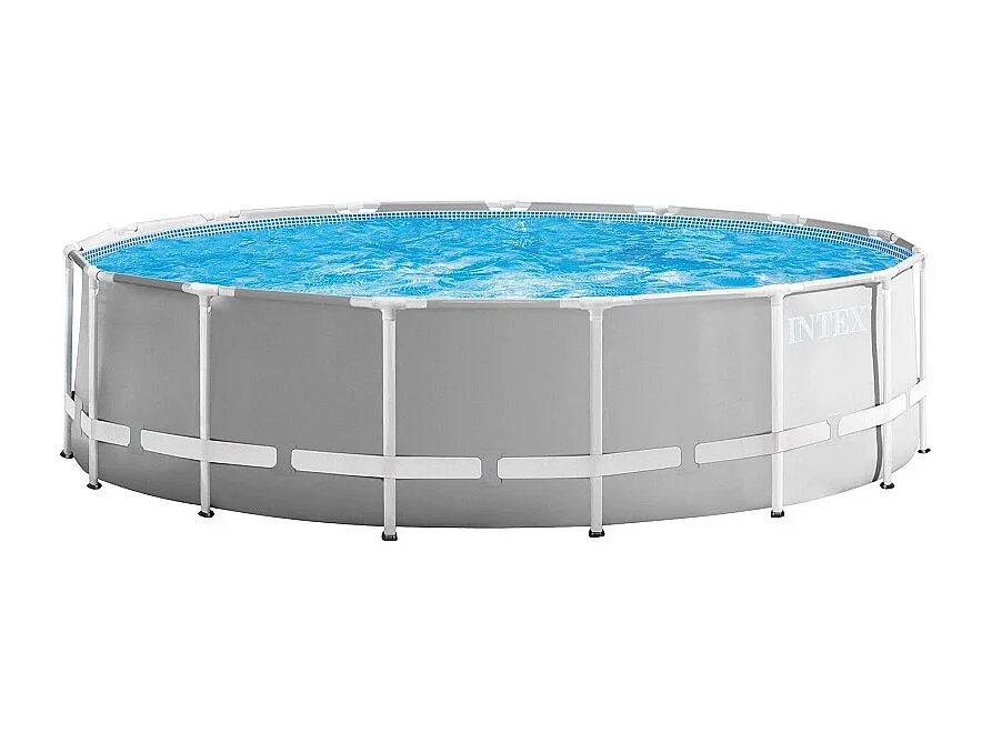 Piscine tubulaire ronde Intex Prism Frame 4,57 x 1,22 m -
