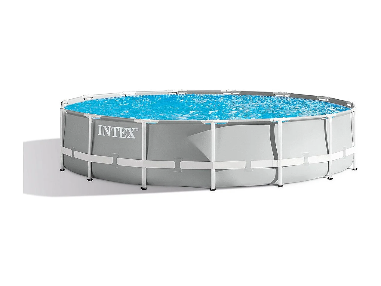 Piscine tubulaire ronde Intex Prism Frame 4,57 x 1,22 m -