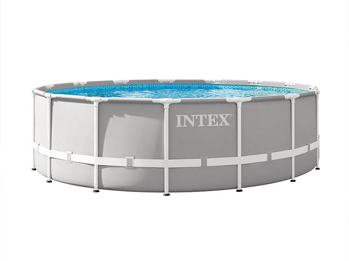 Piscine tubulaire ronde Intex Prism Frame 4,57 x 1,22 m -