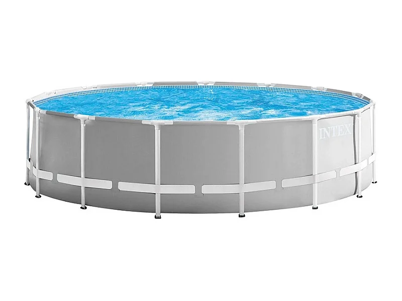 Piscine tubulaire ronde Intex Prism Frame 4,57 x 1,22 m -