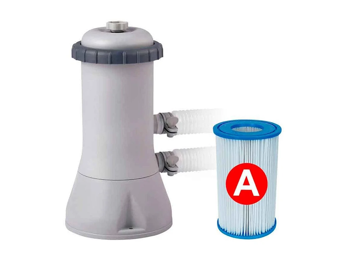 Piscina rectangular desmontable Prism Frame Intex 3539L con depuradora+escalera gris 300x175 cm