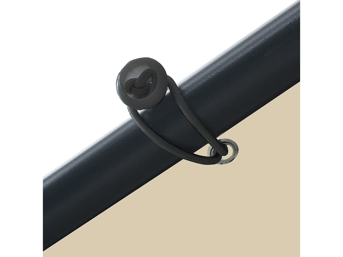 Carpa Awa acero y tela beige 2,5x3x3 m