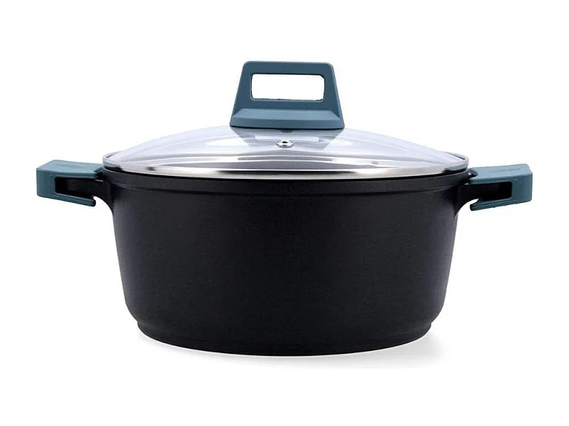 Cacerola Confort Quid aluminio fundido negro/azul Ø24 cm