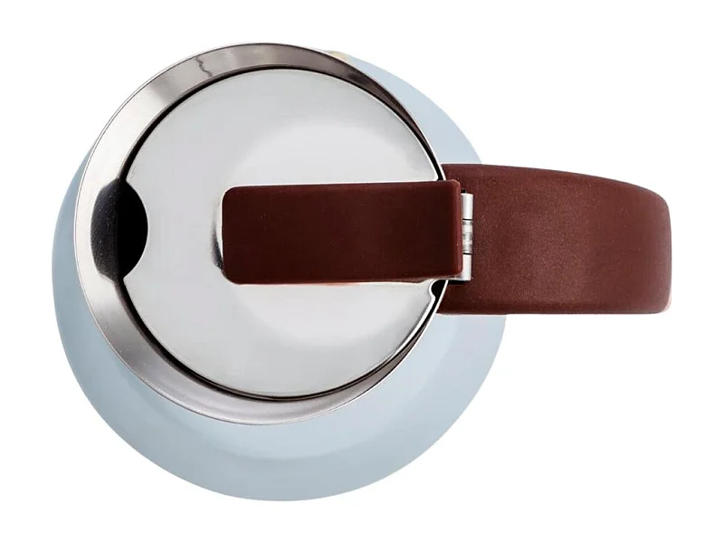 Cafetera Milan Quid 9 tazas con asa acero inox granate