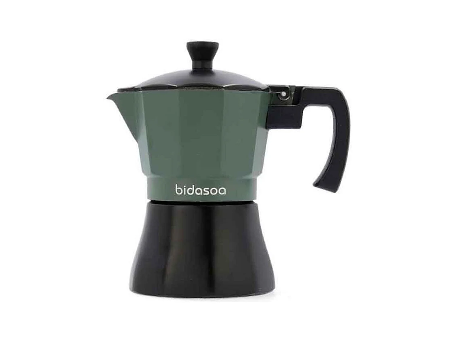 Cafetera Vera Bidasoa 3 tazas aluminio gris/negro