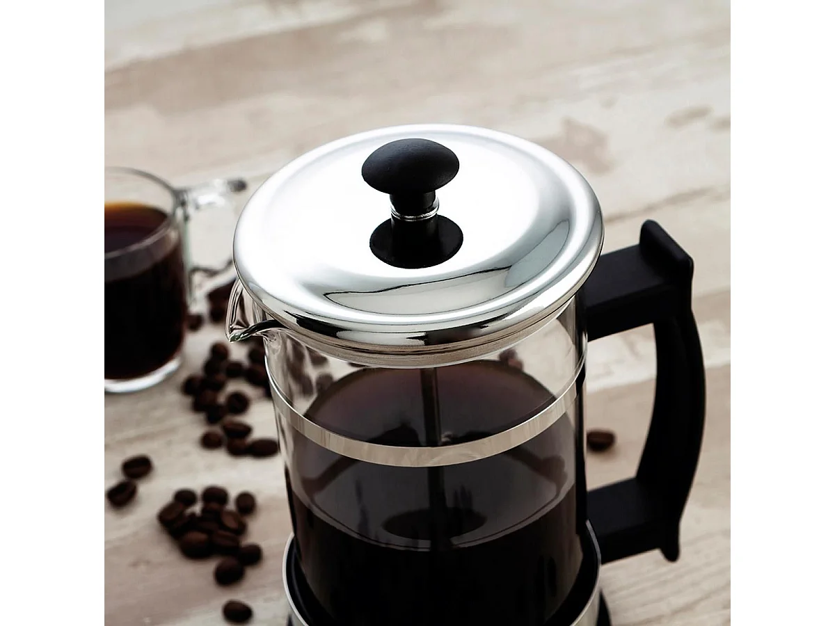 Cafetera con émbolo Serenia Quid vidrio 60 cl