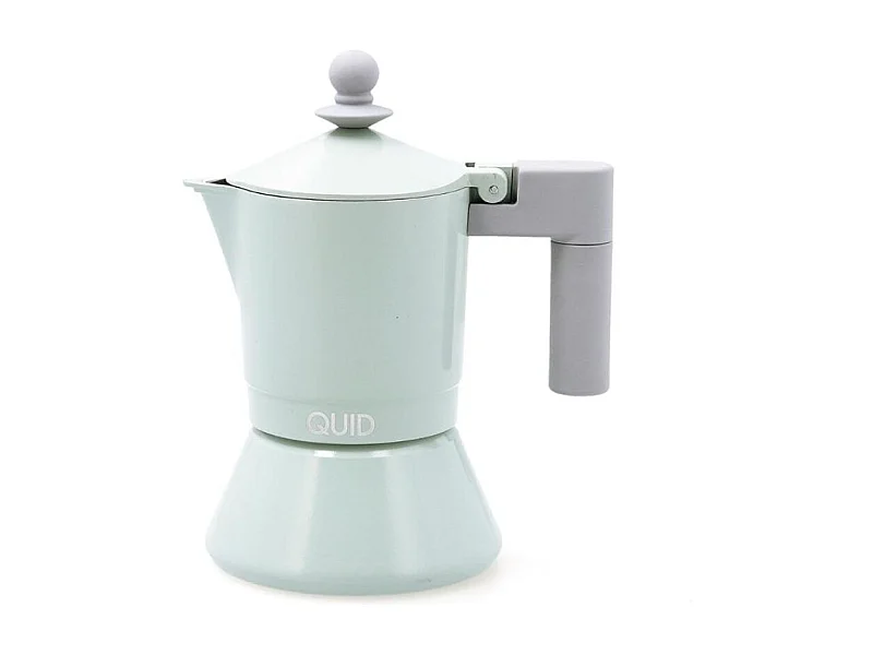 Cafetera Ozon Quid 3 tazas aluminio fundido verde