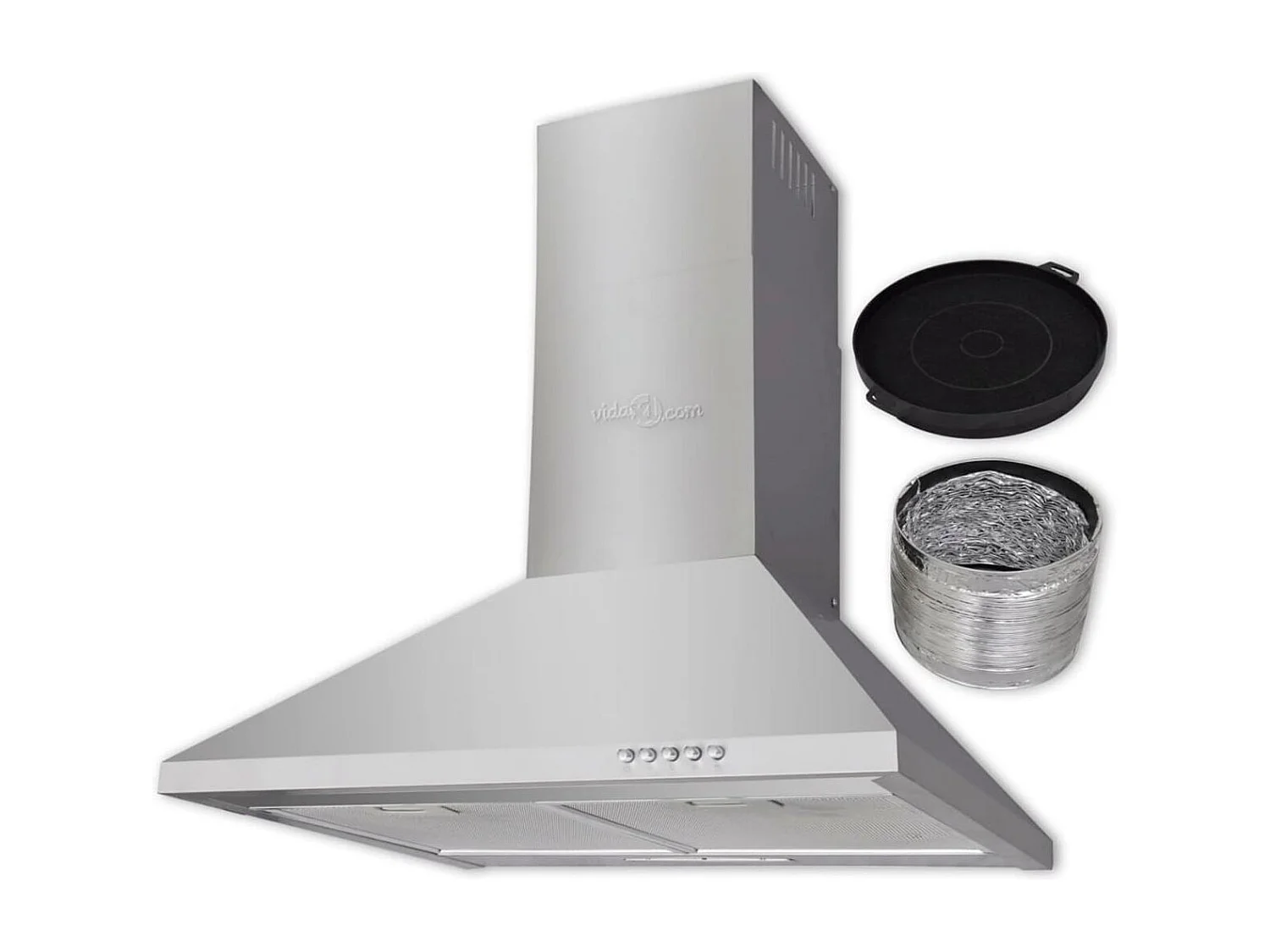 Abzugshaube Dunstabzug Edelstahl 600 mm