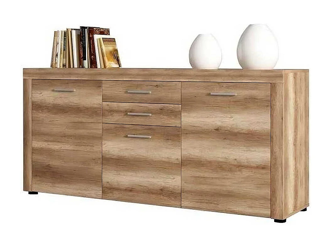 Aparador Texas 3 puertas + 2 cajones cañón 77x166,8x41 cm