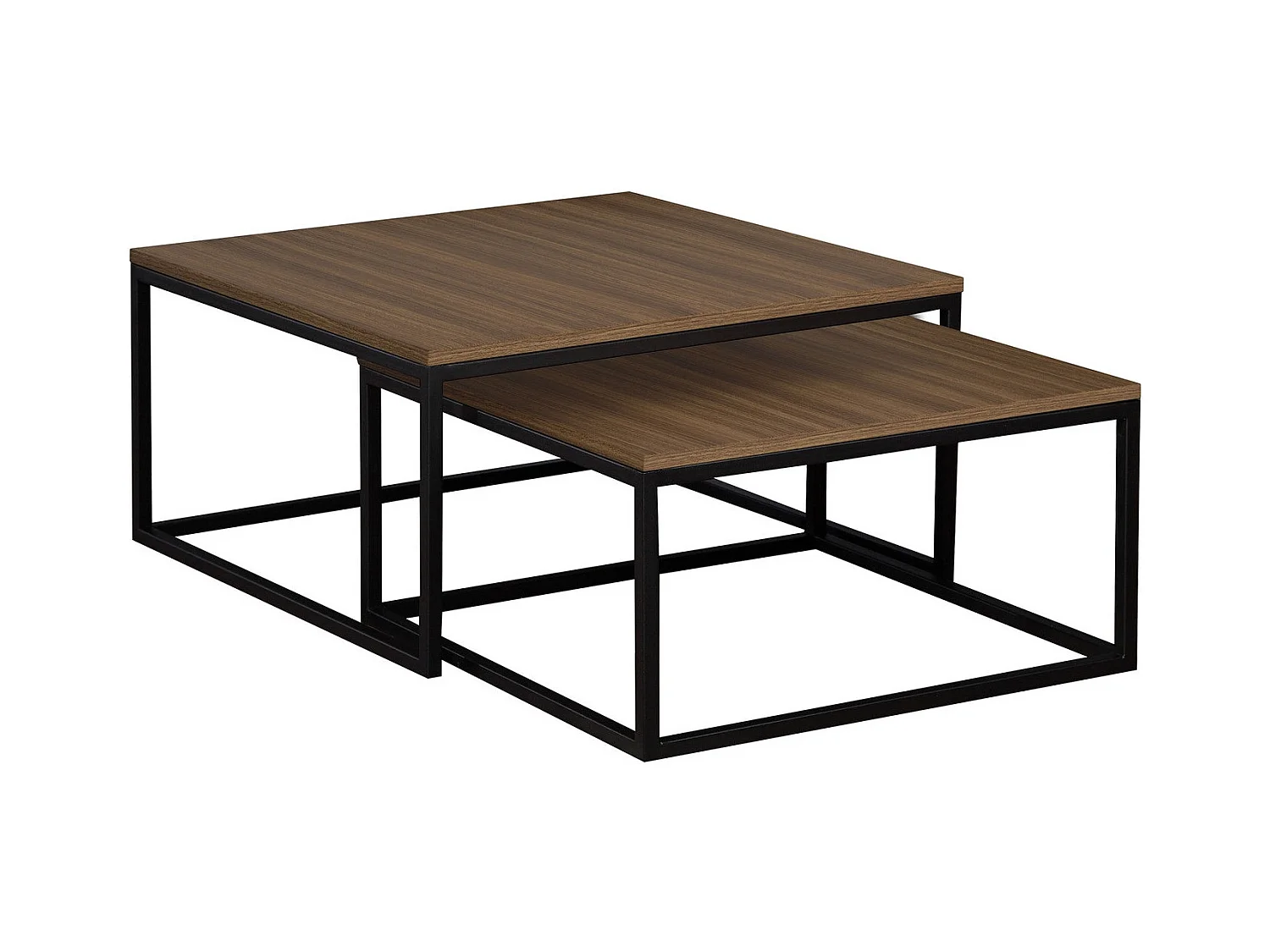 Conjunto de mesa de centro Oswego 101, Angular, 4x8x8cm