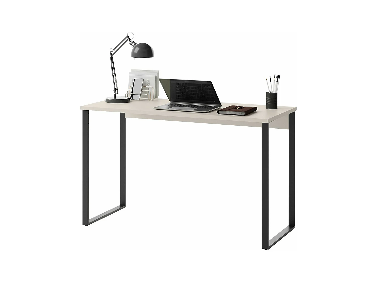 Bureau Delruvi 107, 77x125x55cm, Cachemire|Noir