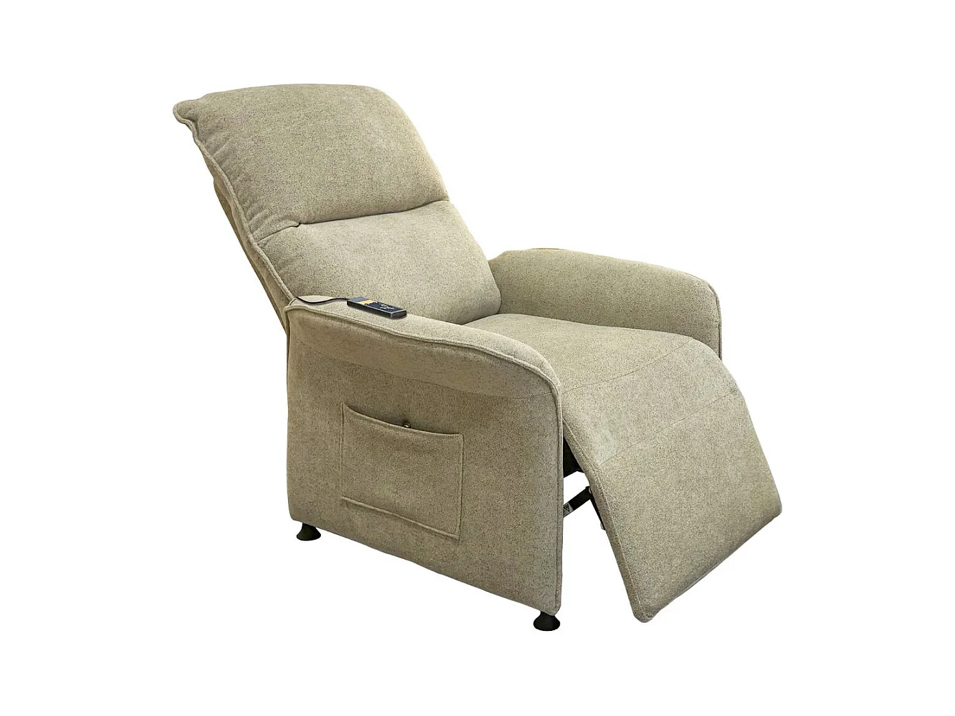 Sillón relax Shiatsu función masaje beige 100x70x87 cm Adec