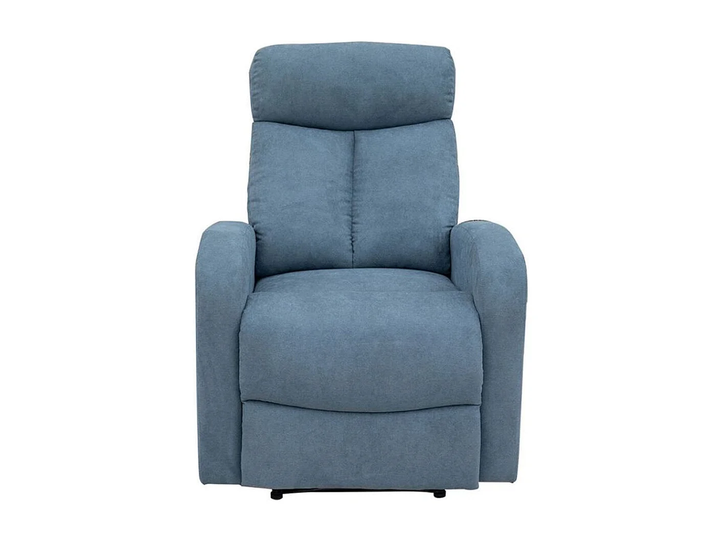 Sofá relax Siberia 1 plaza reclinable con reposapiés marengo 100x75x95 cm