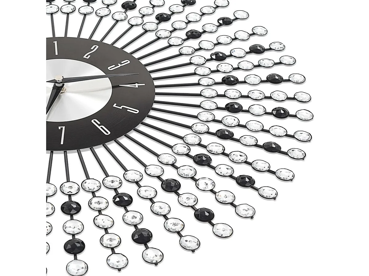 Horloge murale Métal 43 cm Noir