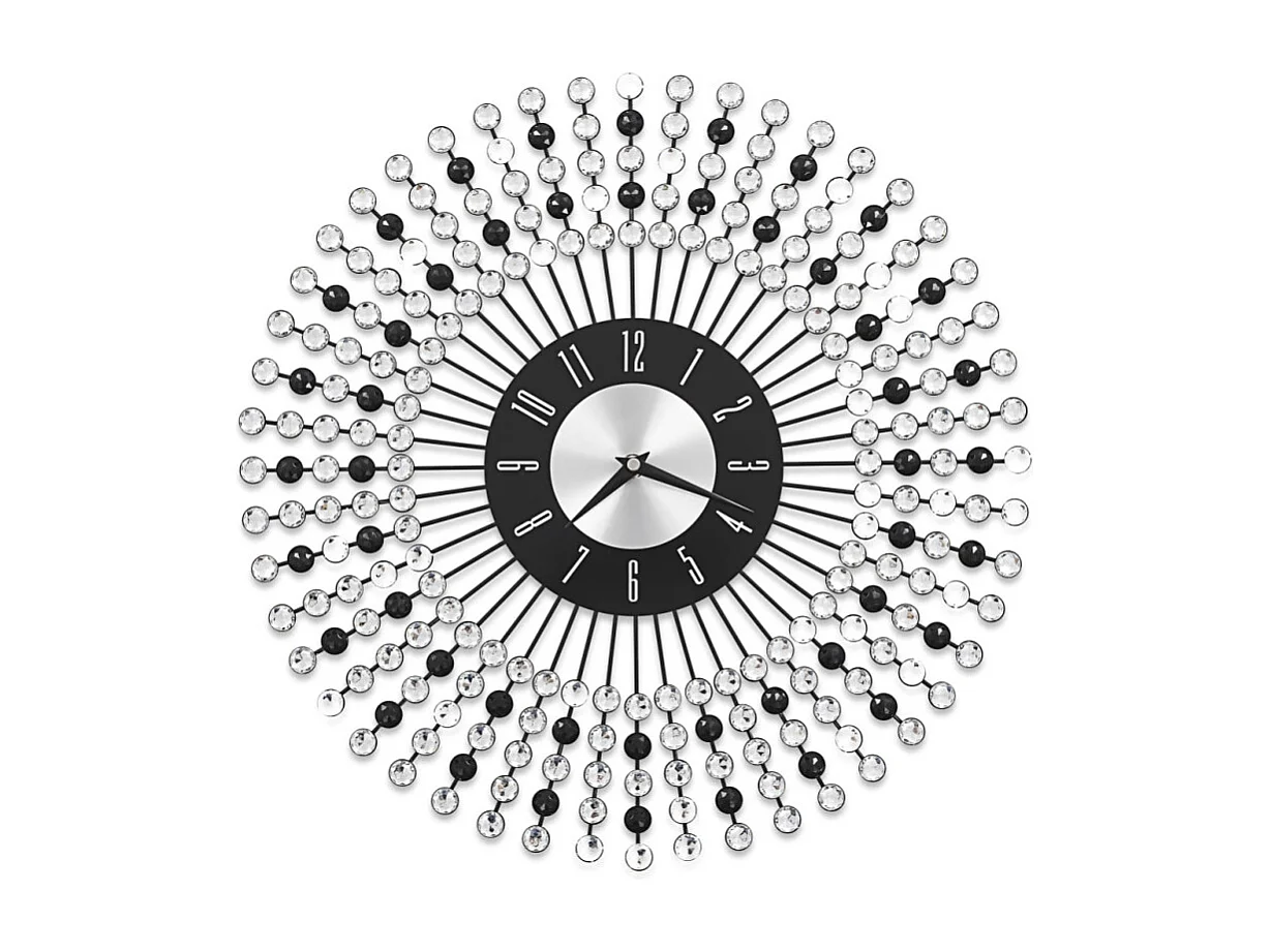 Horloge murale Métal 43 cm Noir