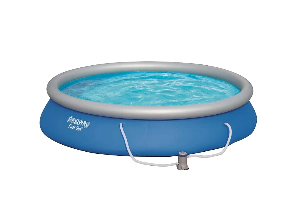 Ensemble de piscine gonflable Bestway Fast Set avec pompe 457x84 cm - Bleu