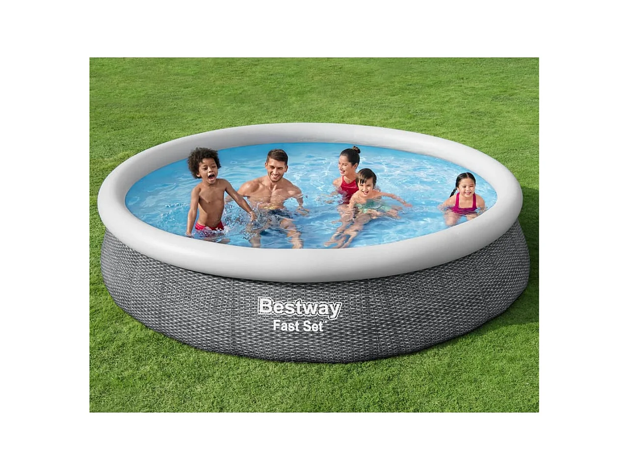 Swimmingpool-Set Rund 366x76 cm