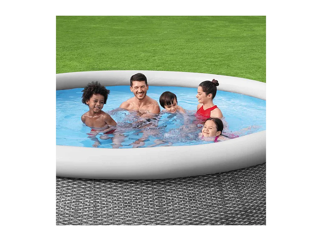 Swimmingpool-Set Rund 366x76 cm