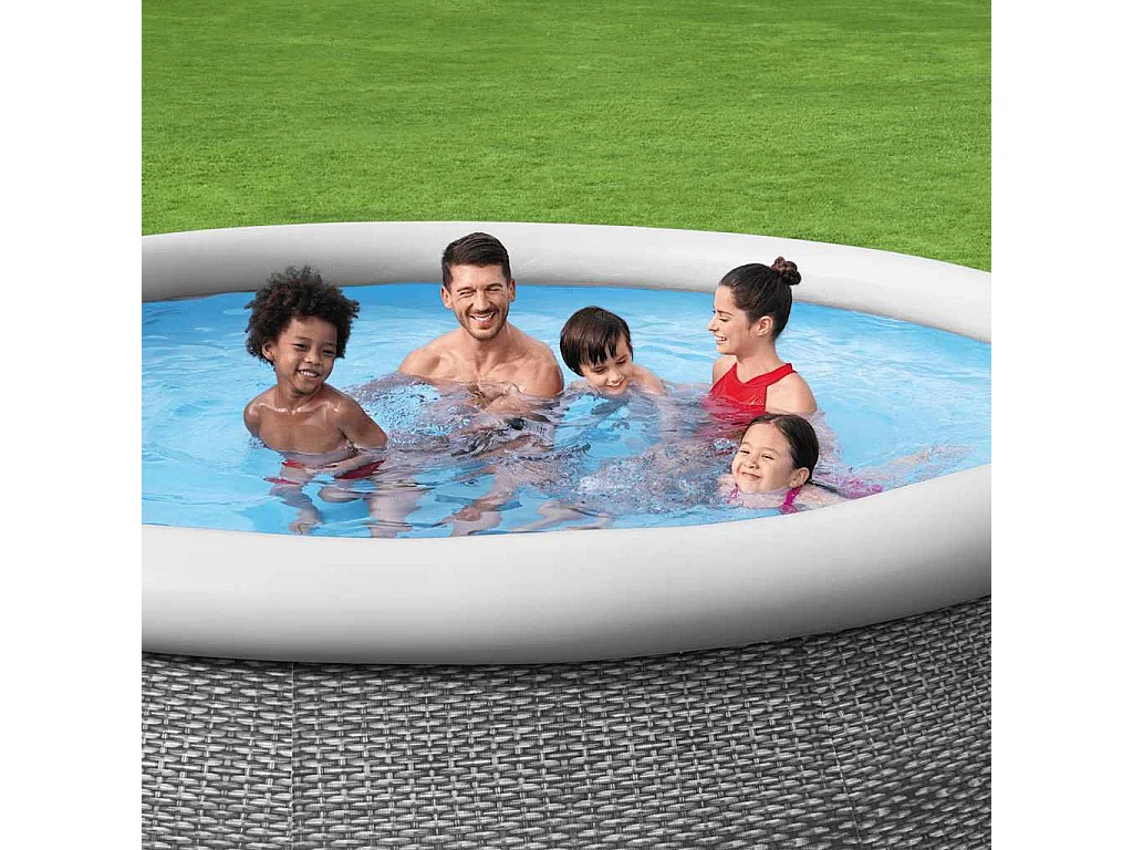 Swimmingpool-Set Rund 366x76 cm
