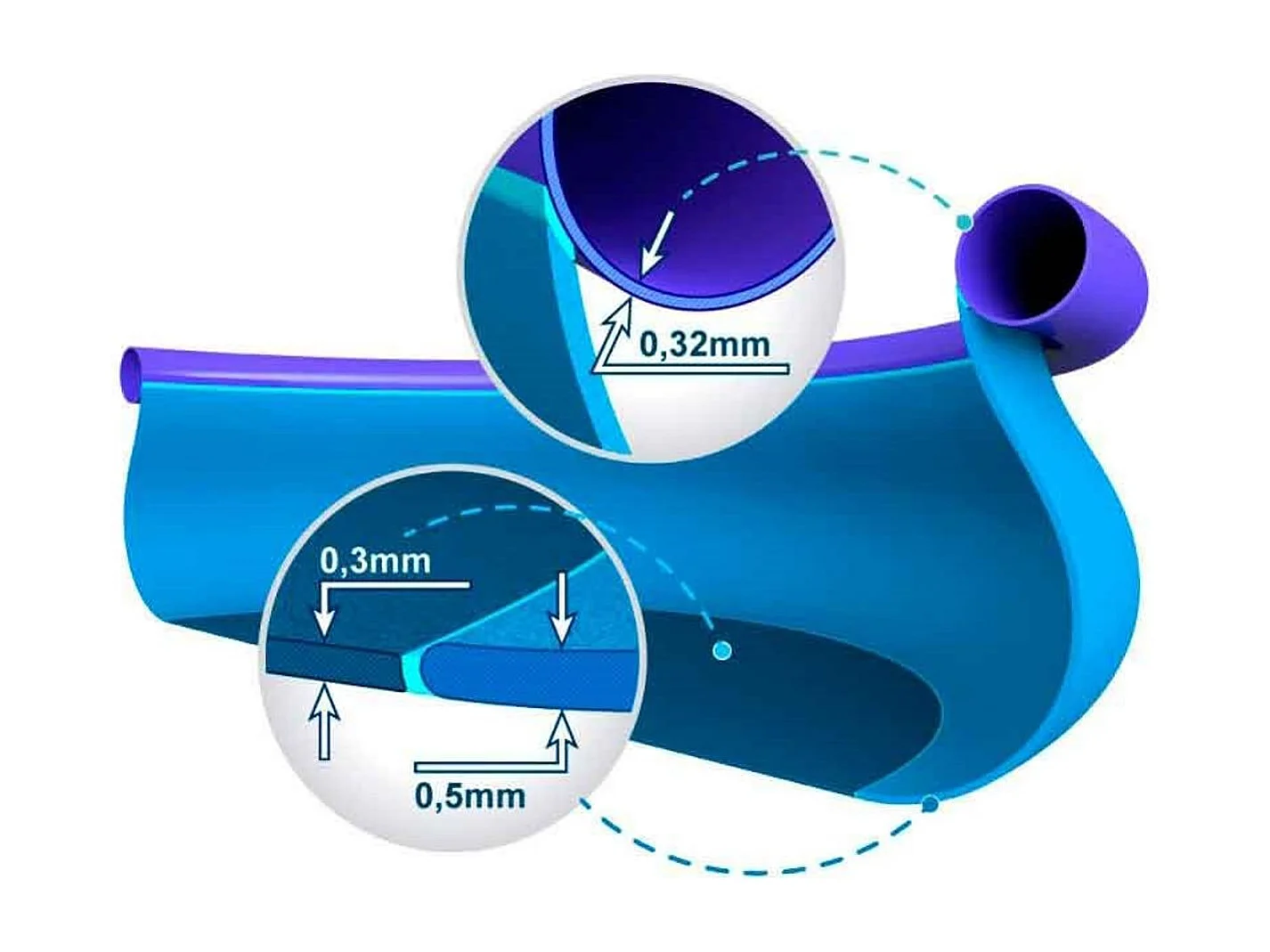 Schwimmbecken Easy Set 366 x 76 cm 28130NP