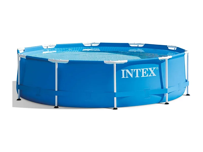 Piscina desmontable Metal Frame Intex 4.485L 4 personas azul 76xØ305 cm