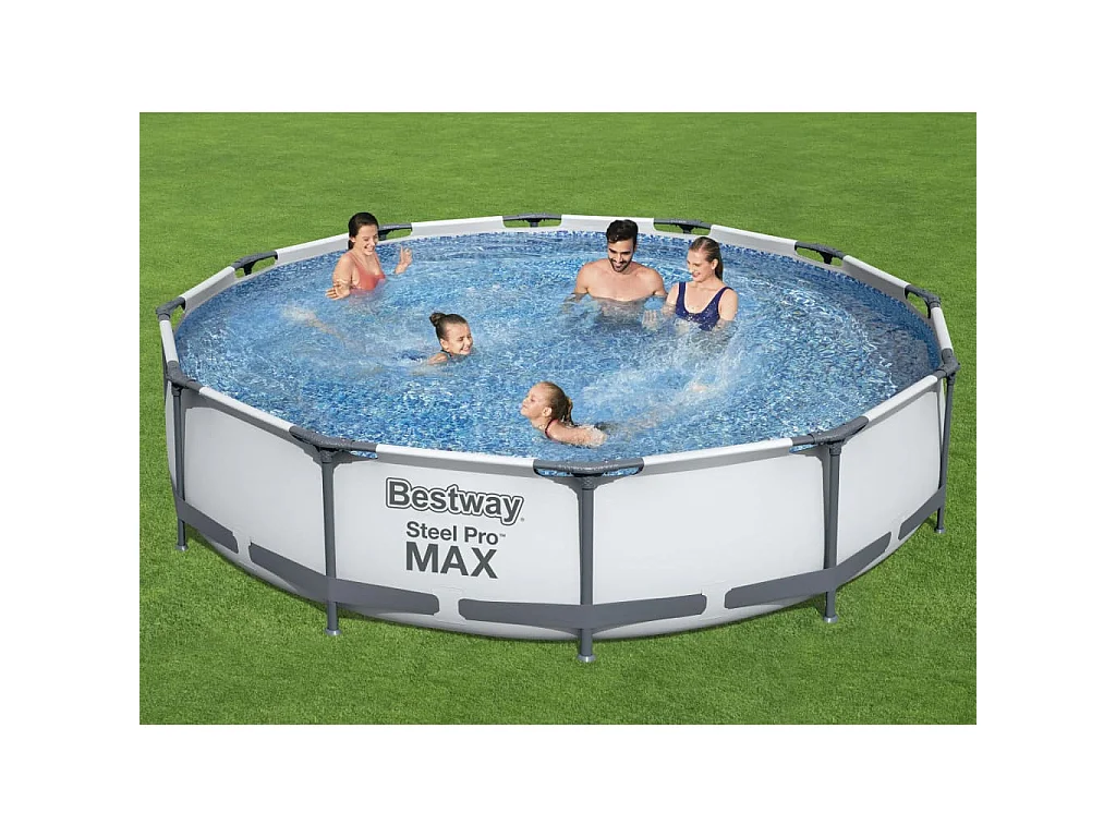 Bestway Steel Pro MAX Zwembadset 366x76 cm met Tritech Wanden en Cartridge Filtratie