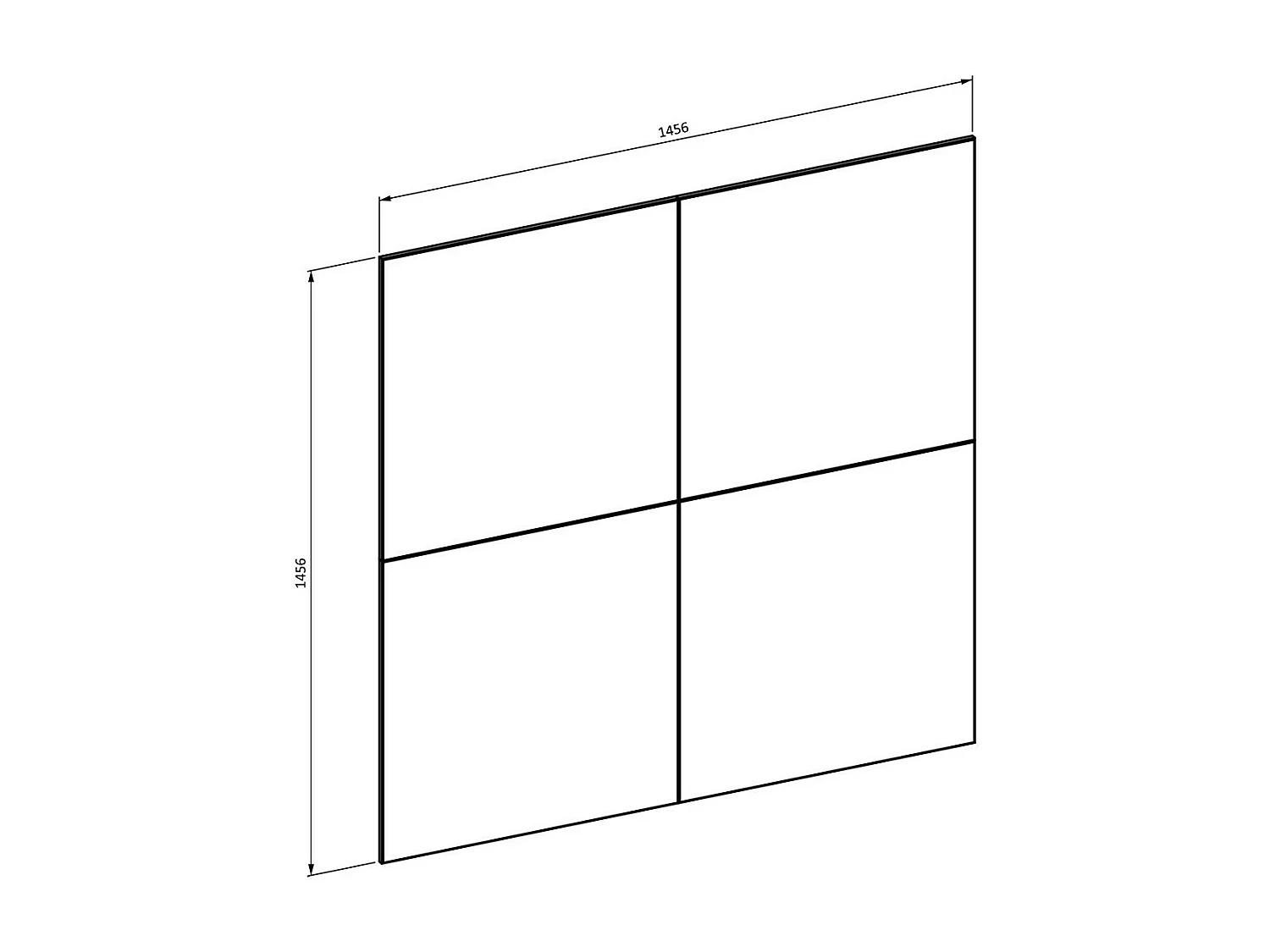 Panneaux muraux décoratifs blanc brillant sur support fond chêne. collection CLARA