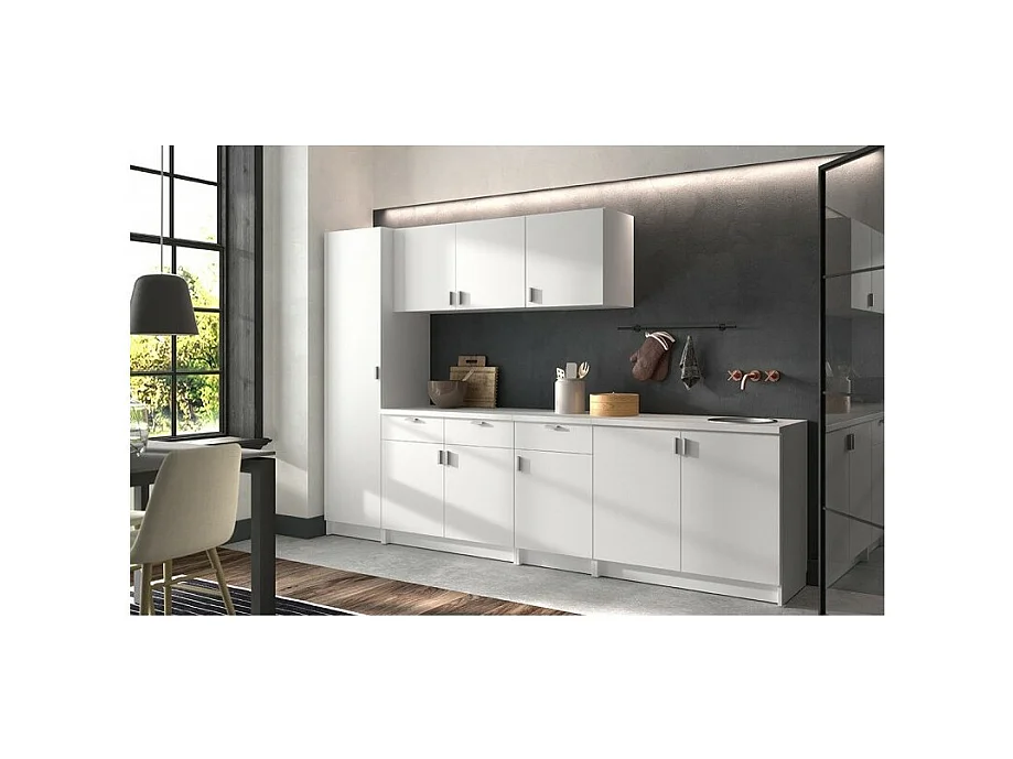 Armário de parede coleção GOURMET design branco. Altura 53cm.