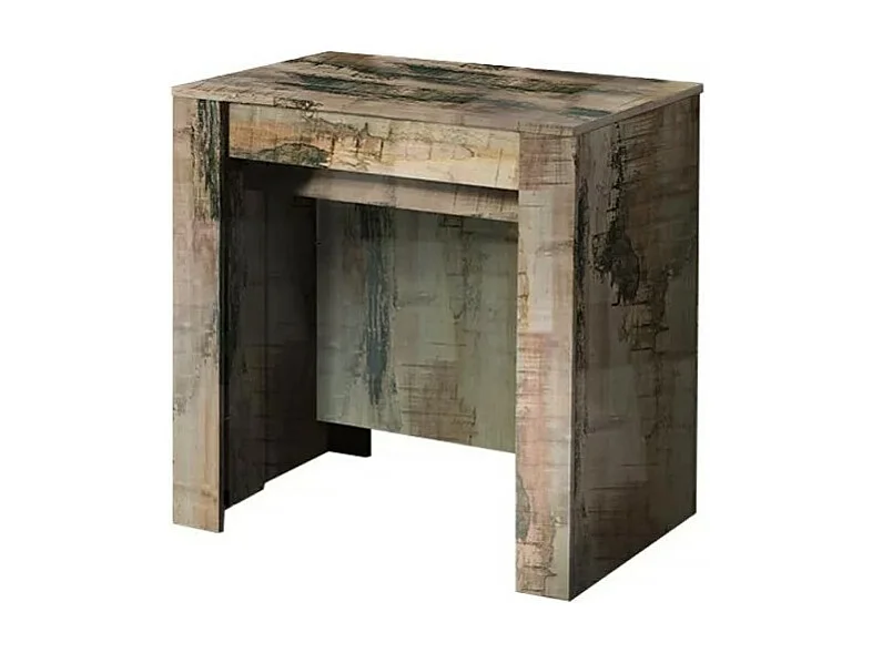 Console extensible, Collection NOSOL, couleur chêne foncé, dimensions 54x78cm