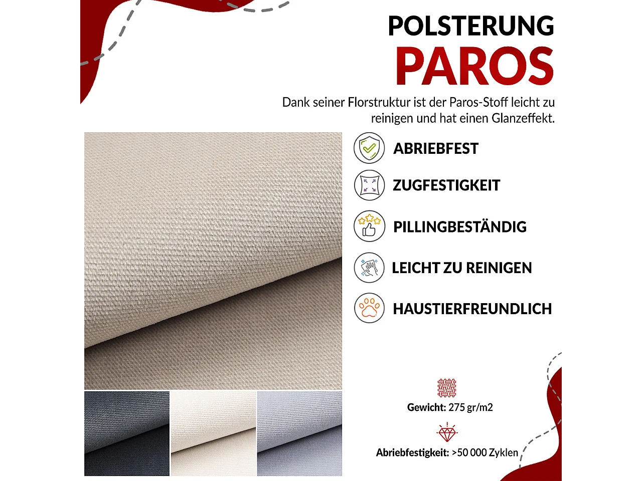 Ecksofa PETER verstellbare Kopfstütze, schlaffunktion - Beige Velvet - Ecke Links