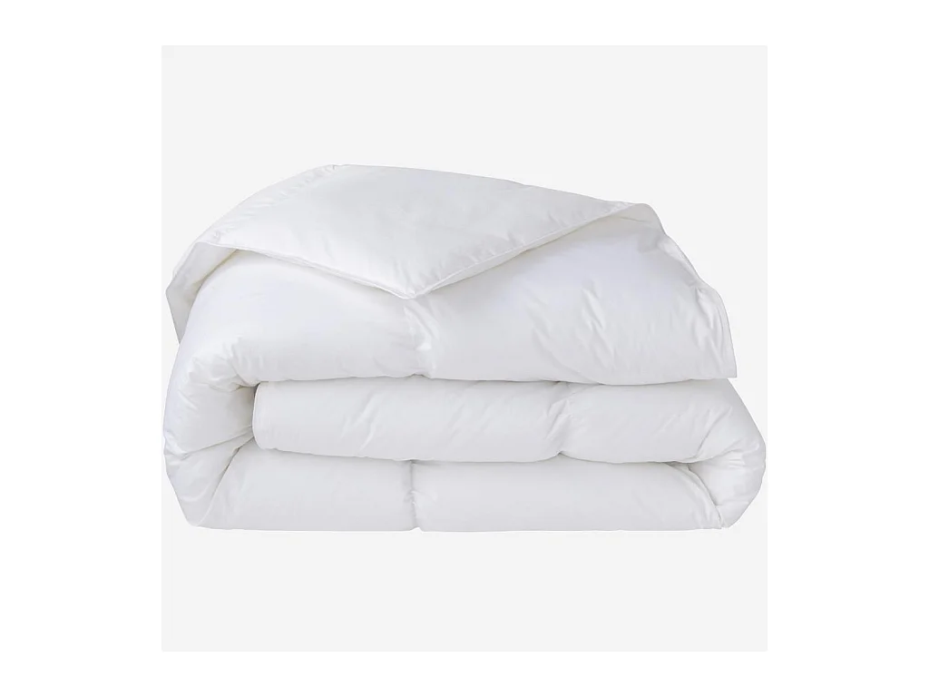 Habitat - Couette tempérée en synthétique - 250 g/m² - 140 x 200 cm - Esprit duvet