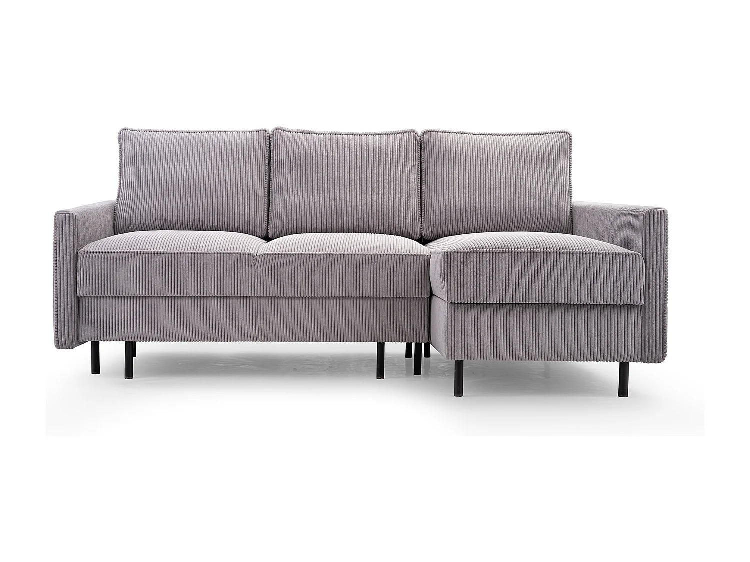 Ecksofa, ROBIN LINCOLN, Freistehend, Mit Schlaffunktion, Bettkasten Und Hochwertigem LINCOLN Stoff, Maße: 220x137x110 cm, RECHTS