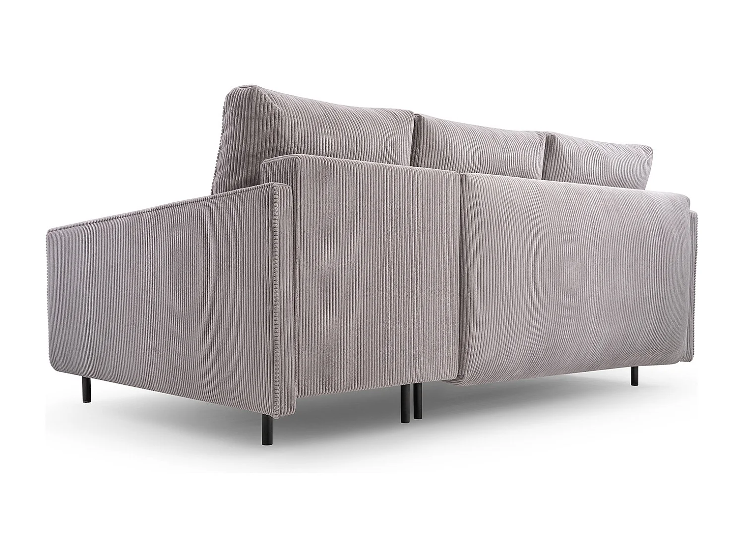 Ecksofa, ROBIN LINCOLN, Freistehend, Mit Schlaffunktion, Bettkasten Und Hochwertigem LINCOLN Stoff, Maße: 220x137x110 cm, RECHTS