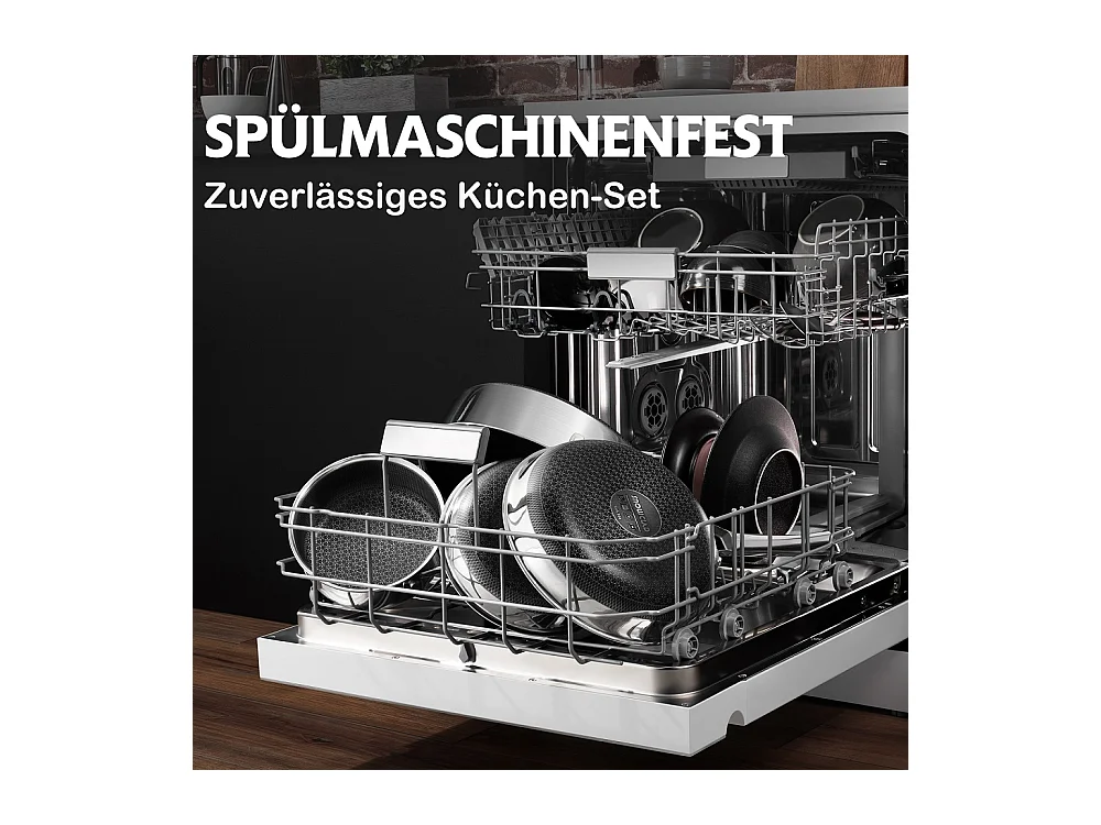 Poêle à wok, 30CM Poêle antiadhésive en nid d'abeille avec couvercle