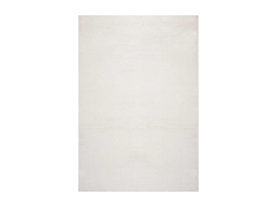 Dywan krótkim włosiem zmywalny antypoślizgowy - Krem - 120 x 160 cm - RELAX