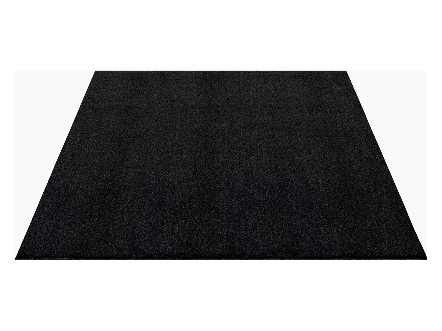 Tapis uni antidérapant lavable Noir - 200 x 280 cm - RELAX