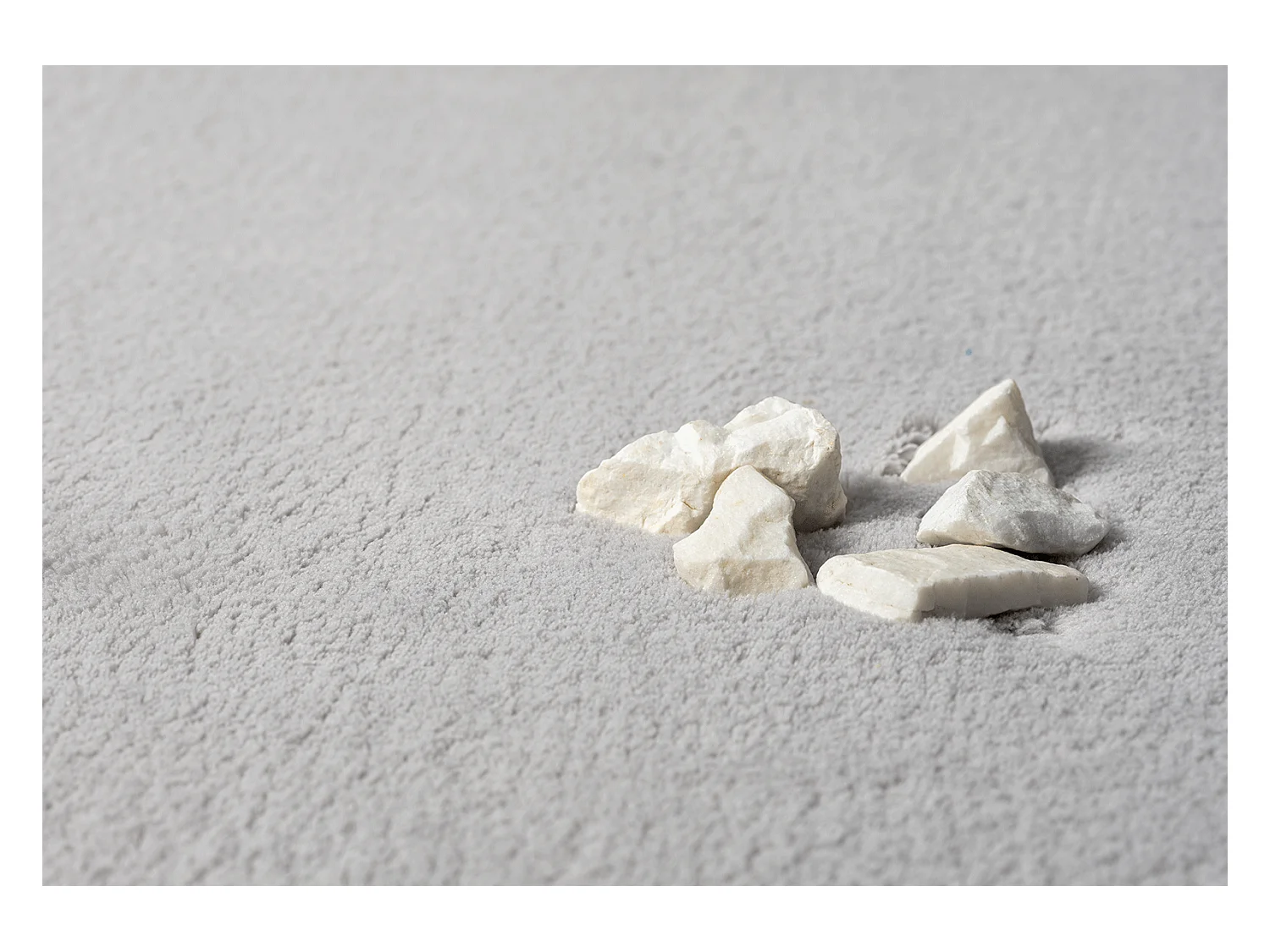 Alfombra pelo corto lavable antideslizante - Gris - 140 x 200 oval cm - RELAX