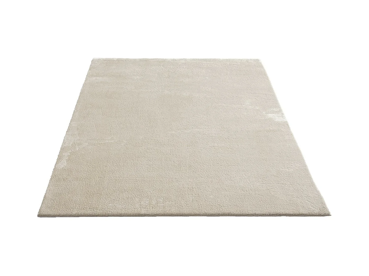 Tapis uni antidérapant lavable Beige - 80 x 150 cm - RELAX