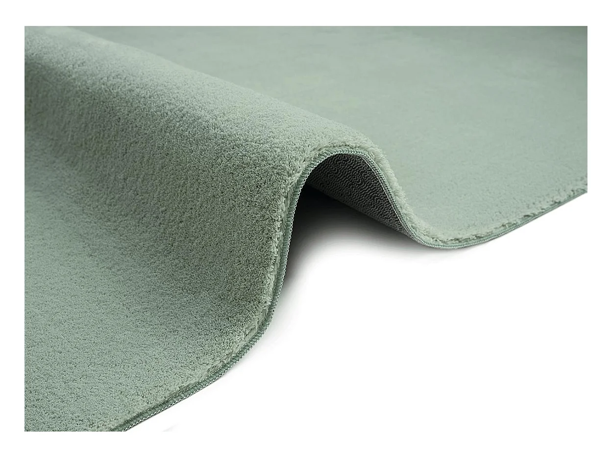 Tapete pelo curto lavável antiderrapante - Verde - 160 x 220 cm - RELAX