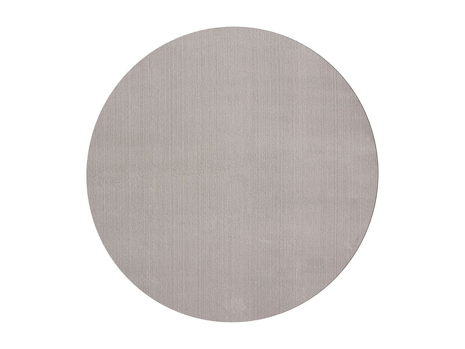 Alfombra pelo corto lavable antideslizante - arena - 160 cm Redondo - RELAX