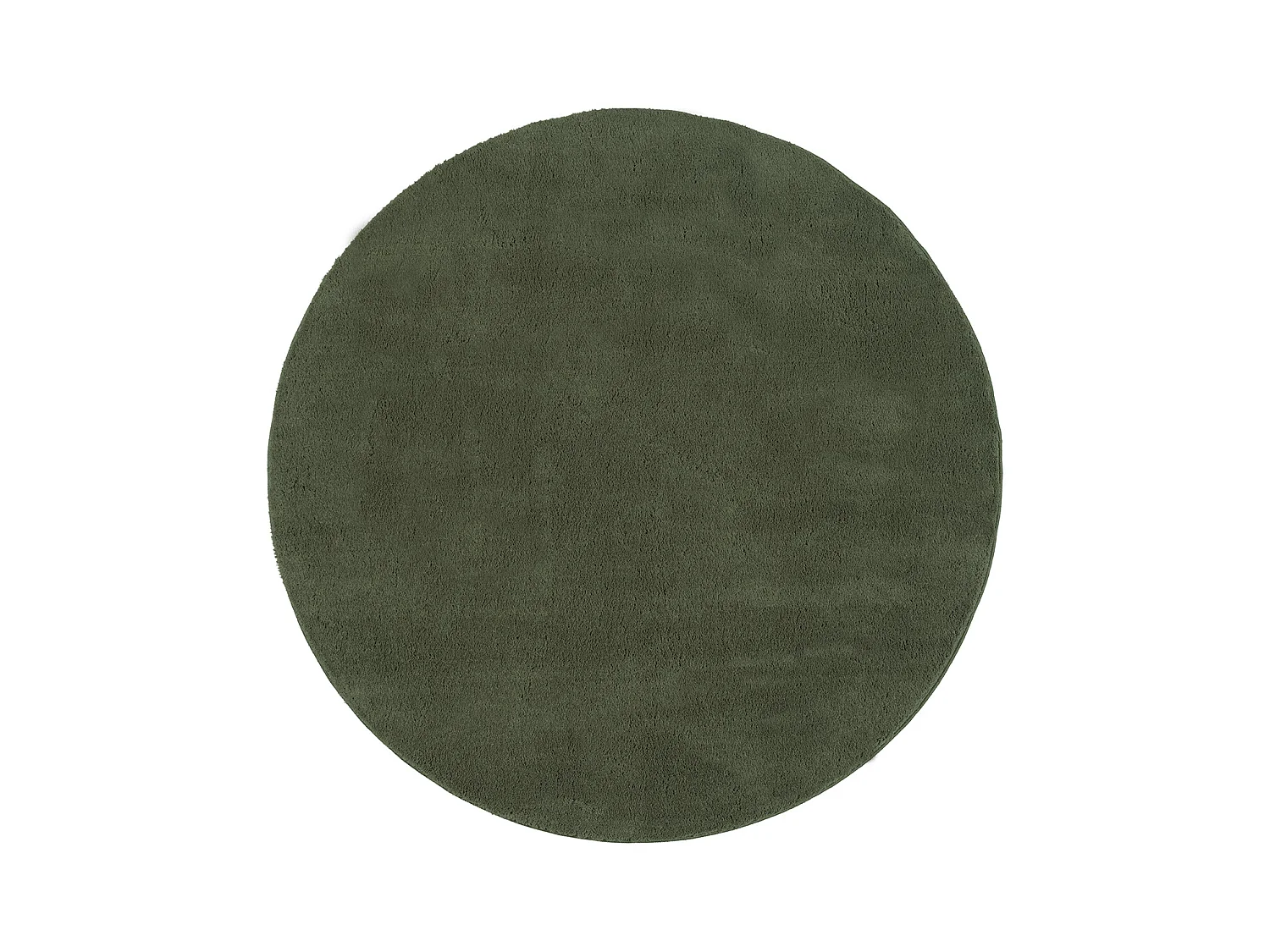 Tapis uni antidérapant lavable Forêt - 200 cm Ronde - RELAX