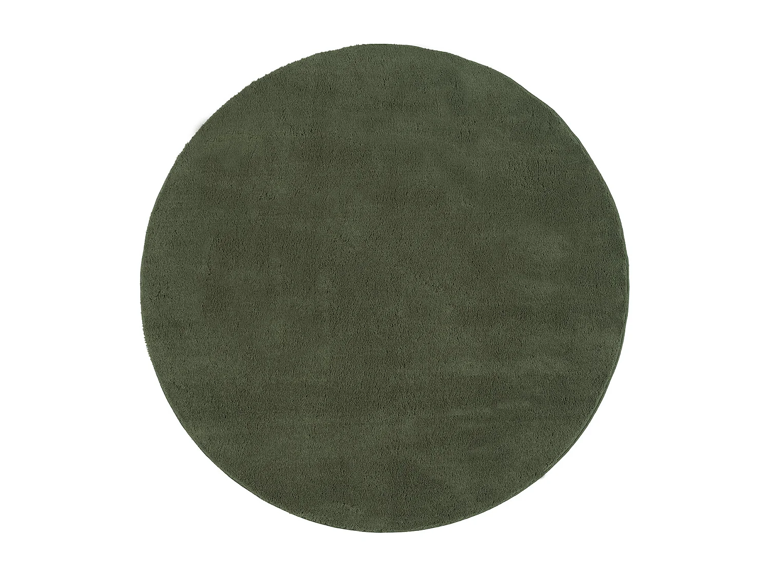 Tapis uni antidérapant lavable Forêt - 200 cm Ronde - RELAX