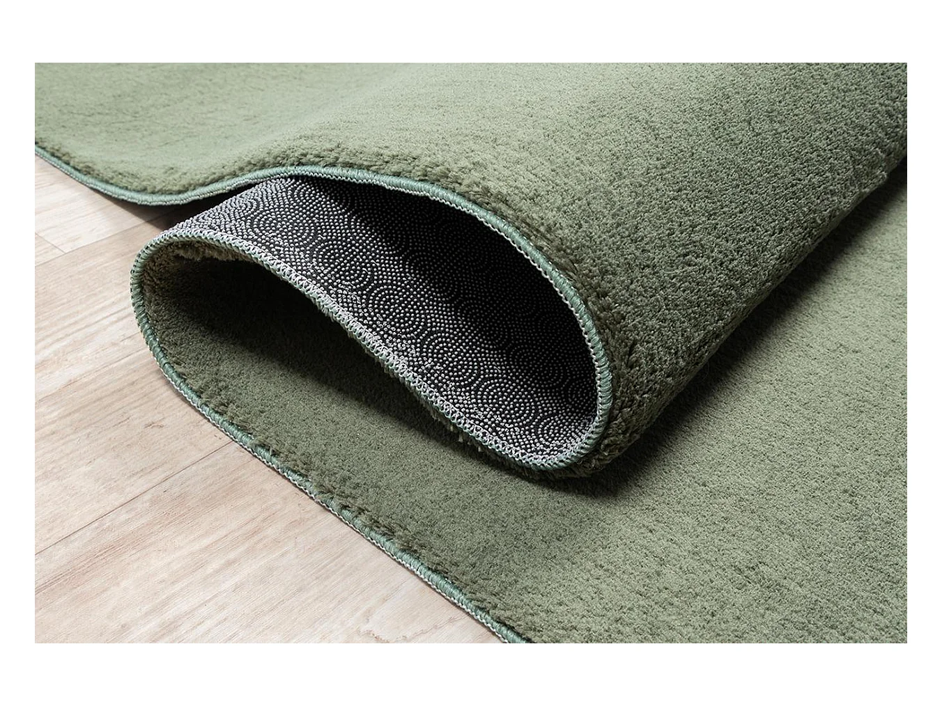 Tapis uni antidérapant lavable Forêt - 200 x 280 cm - RELAX